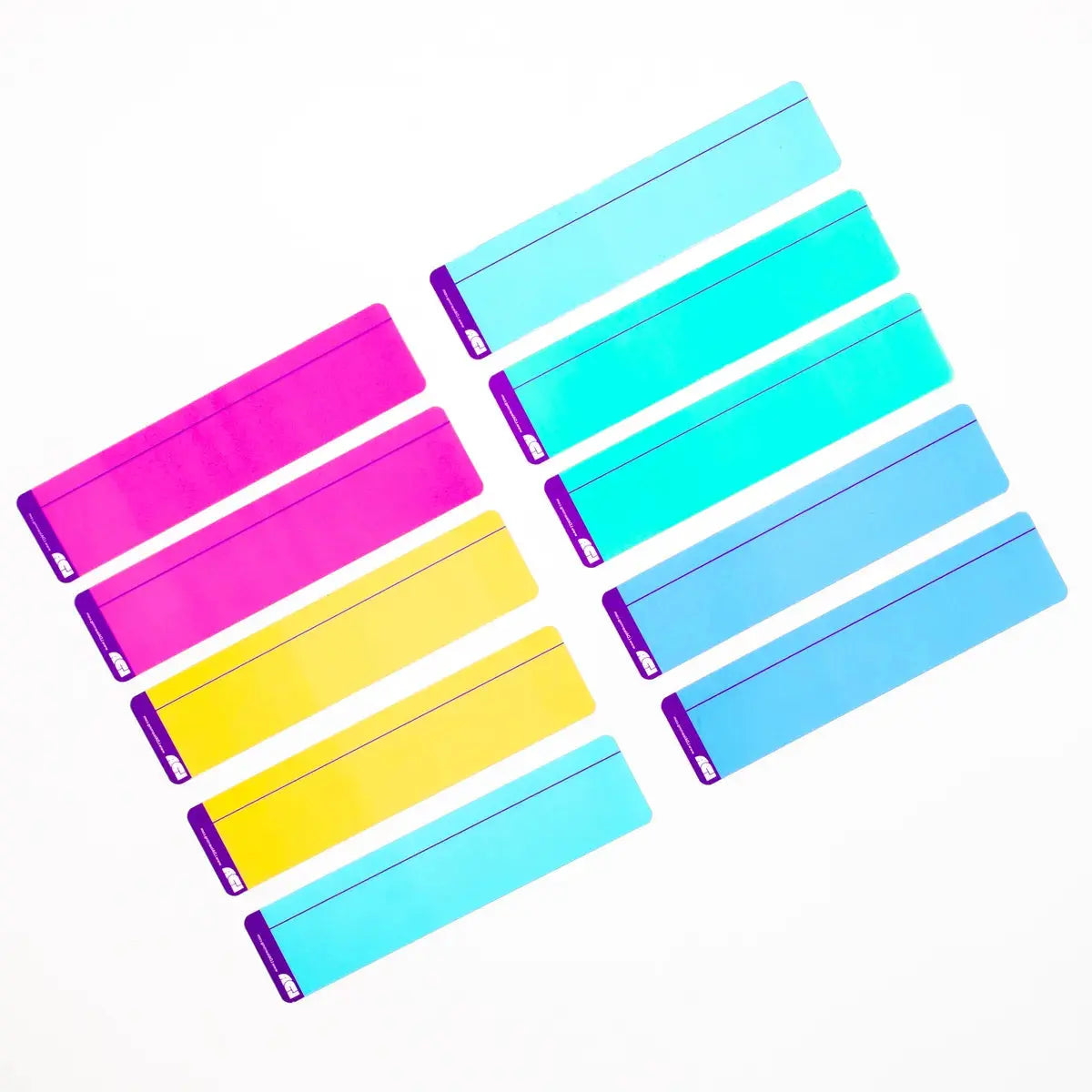 Coloured Reading Overlays - pack of 10 | The Dyslexia Shop