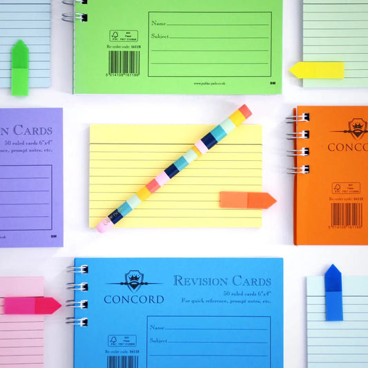 Concord Pastel Revision Cards 5x3
