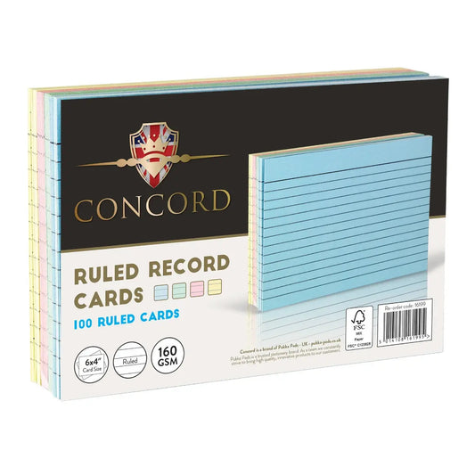 Concord Pastel Revision Cards 6x4