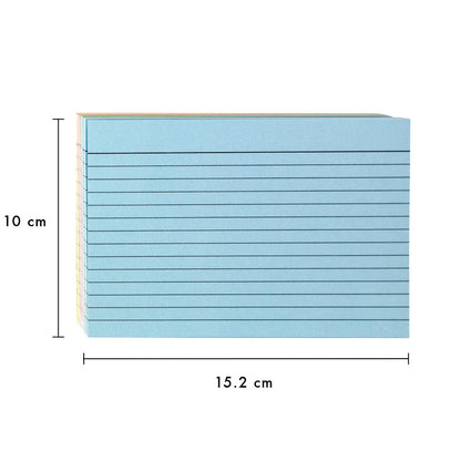 Concord Pastel Revision Cards 6x4" – 100 Ruled Cards for Organised Study | The Dyslexia Shop