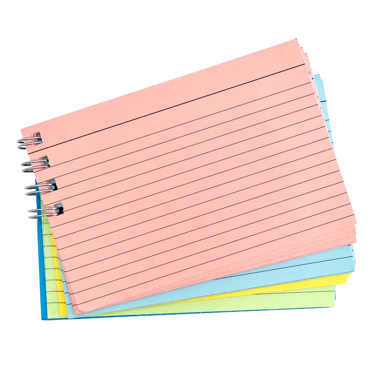 Concord Pastel Wirebound Revision Cards 6x4
