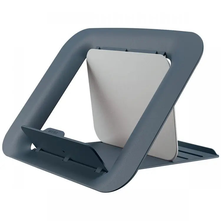 Cosy Adjustable Laptop Stand - Velvet Grey | The Dyslexia Shop