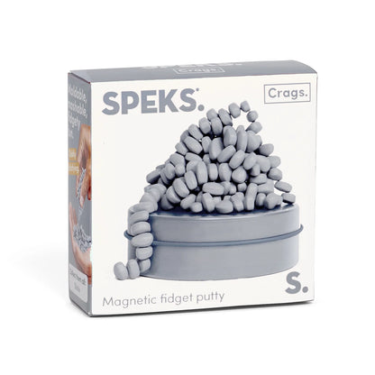 Speks. Mini Neutral Crags - Magnetic Fidget Putty