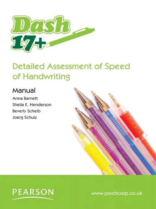 DASH 17+ Detailed Assessment of Speed of Handwriting | The Dyslexia Shop