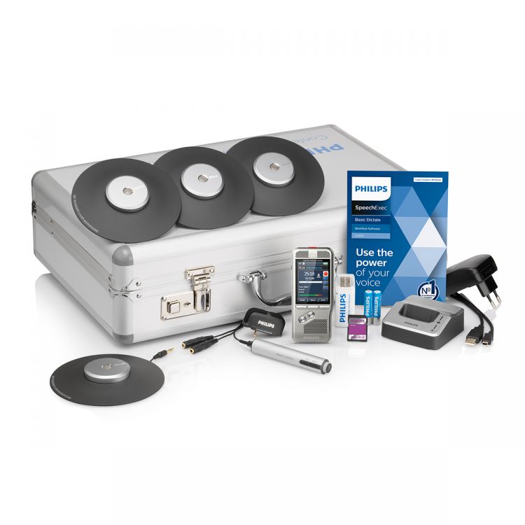 Philips DPM8900 Conference Recording Kit with SpeechExec Pro Dictate 11