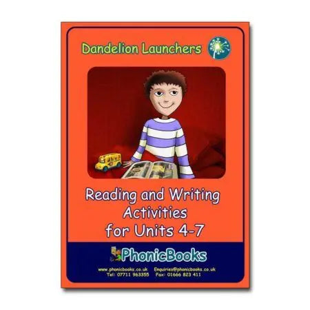Dandelion Launchers, Reading and Writing Activities Units 4-7 | The Dyslexia Shop