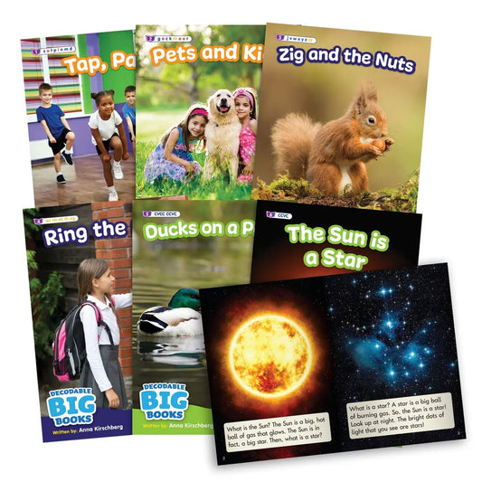 Decodable Big Books Non-Fiction | The Dyslexia Shop