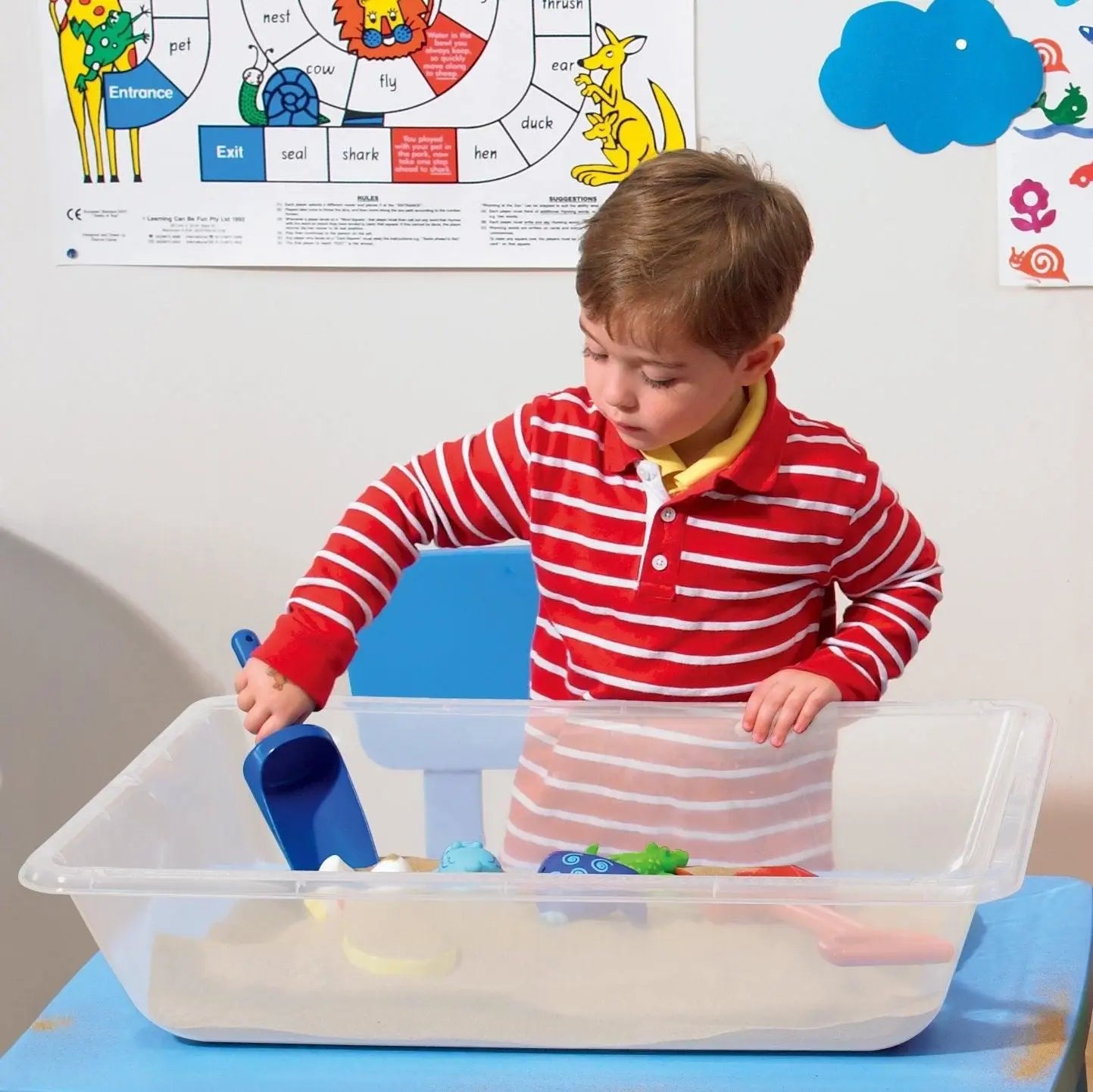 Desk Top Water Tray - Translucent | The Dyslexia Shop