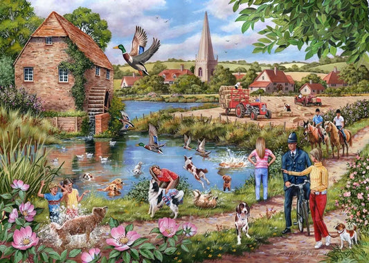 Doggy Paddle 1000 Piece Puzzle | The Dyslexia Shop