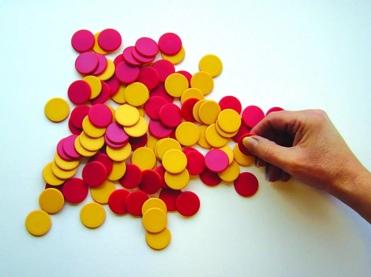 Countera Double Sided Counters – Red/yellow - The Dyslexia Shop
