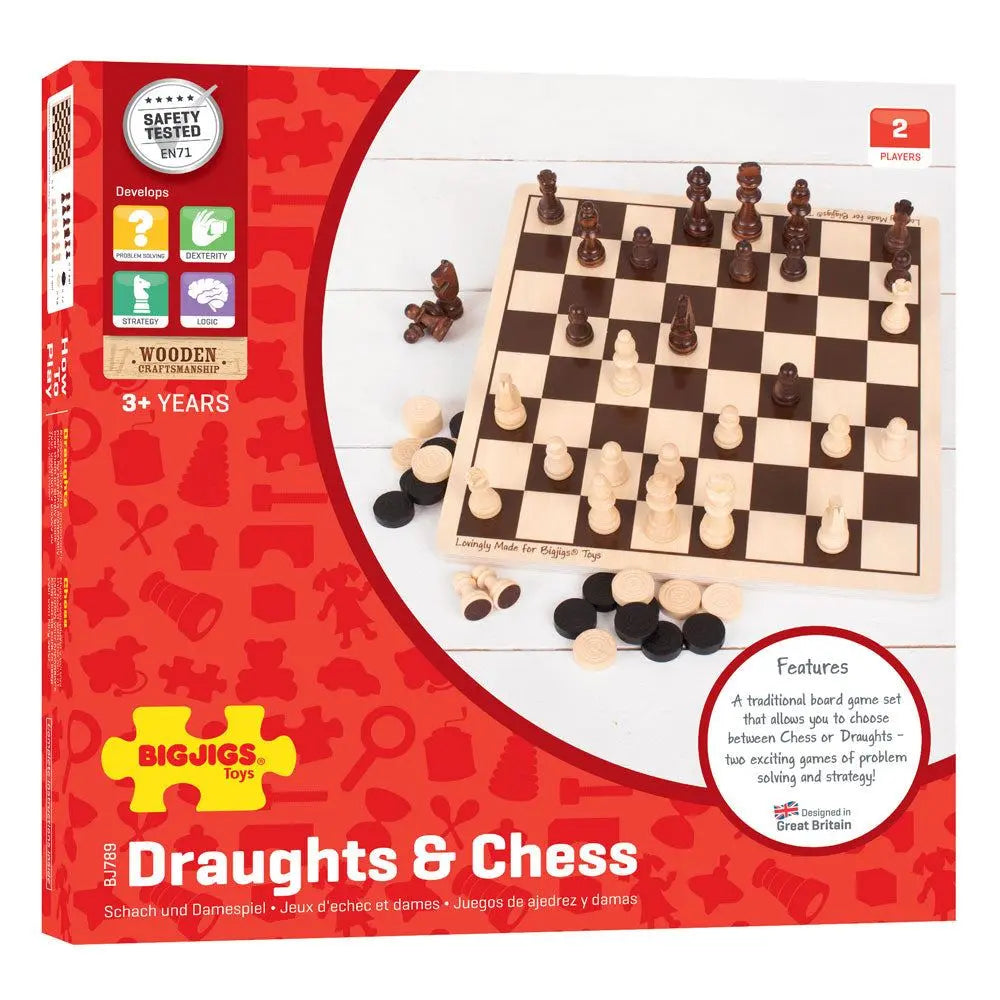 Draughts and Chess Set | The Dyslexia Shop