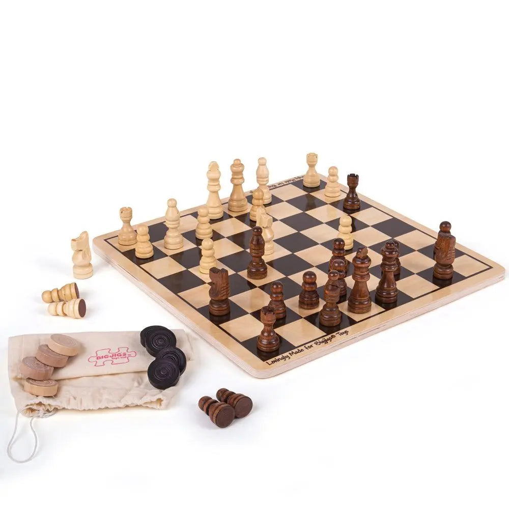 Draughts and Chess Set | The Dyslexia Shop
