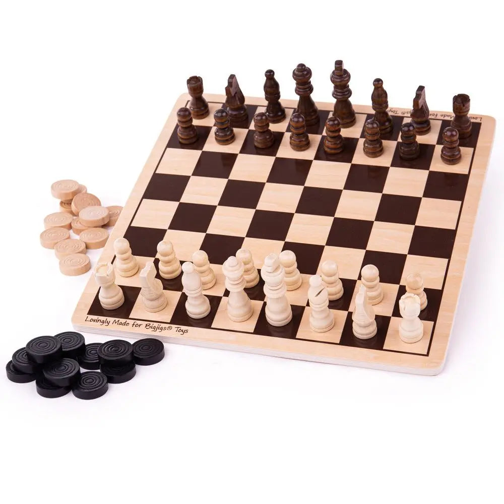 Draughts and Chess Set | The Dyslexia Shop