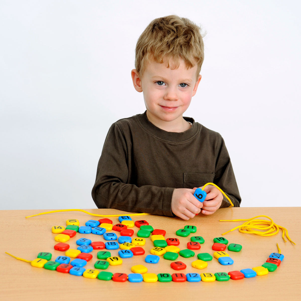 1-20 Lacing Number Beads