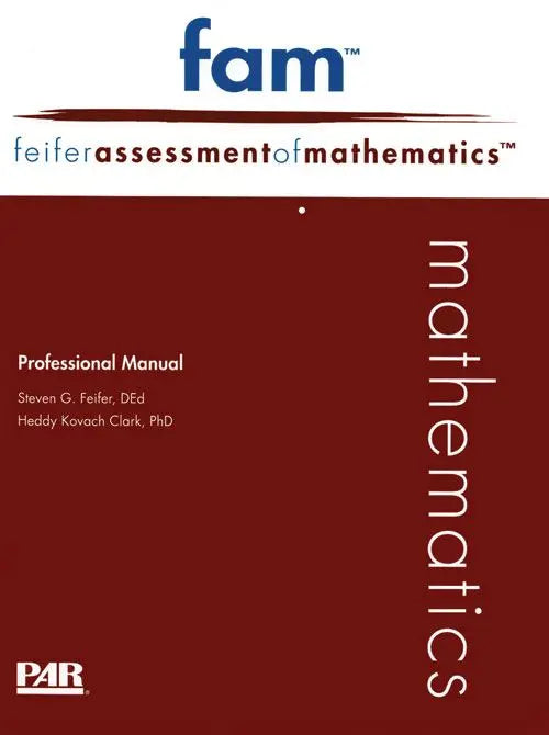 FAM Professional Manual with Fast Guide | The Dyslexia Shop