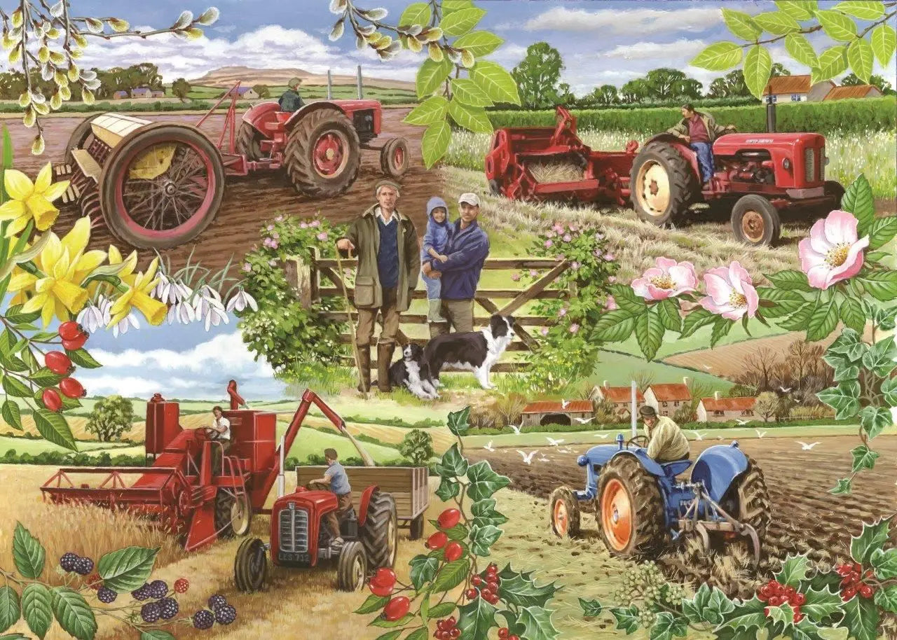 Farming Year 1000 Piece Puzzle | The Dyslexia Shop