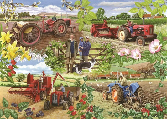 Farming Year 1000 Piece Puzzle | The Dyslexia Shop