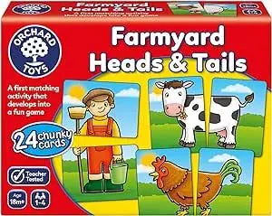 Farmyard Heads and Tails Game | The Dyslexia Shop