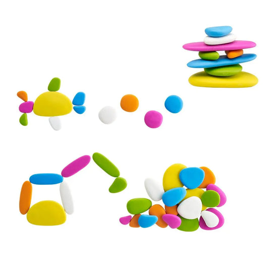 Fluro Rainbow Pebbles Activity Set | The Dyslexia Shop