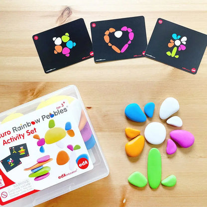 Fluro Rainbow Pebbles Activity Set | The Dyslexia Shop