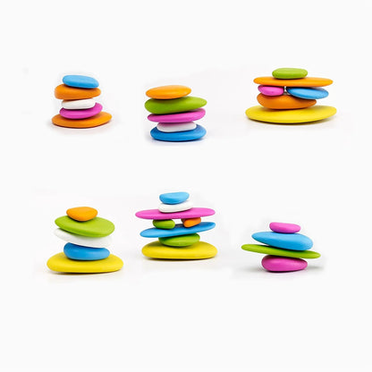 Fluro Rainbow Pebbles Activity Set | The Dyslexia Shop