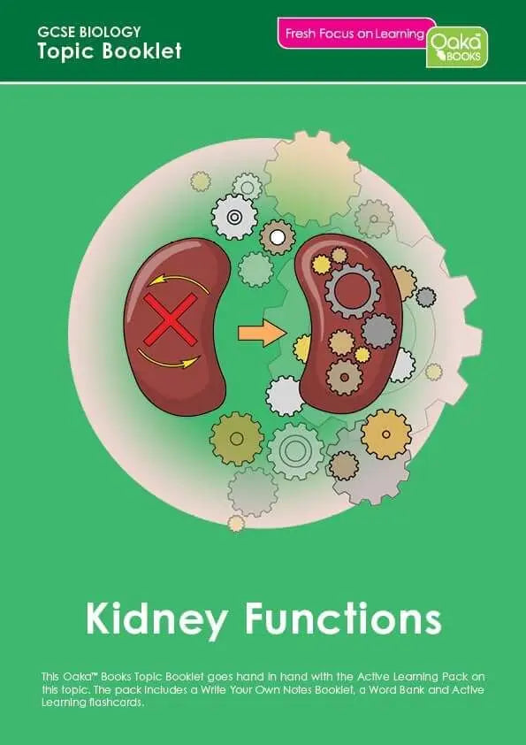 GCSE/KS4 Biology: Kidney Function - Topic Pack | The Dyslexia Shop