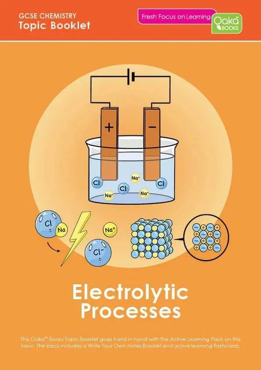 GCSE/KS4 Chemistry: Electrolytic Processes - Topic Pack | The Dyslexia Shop