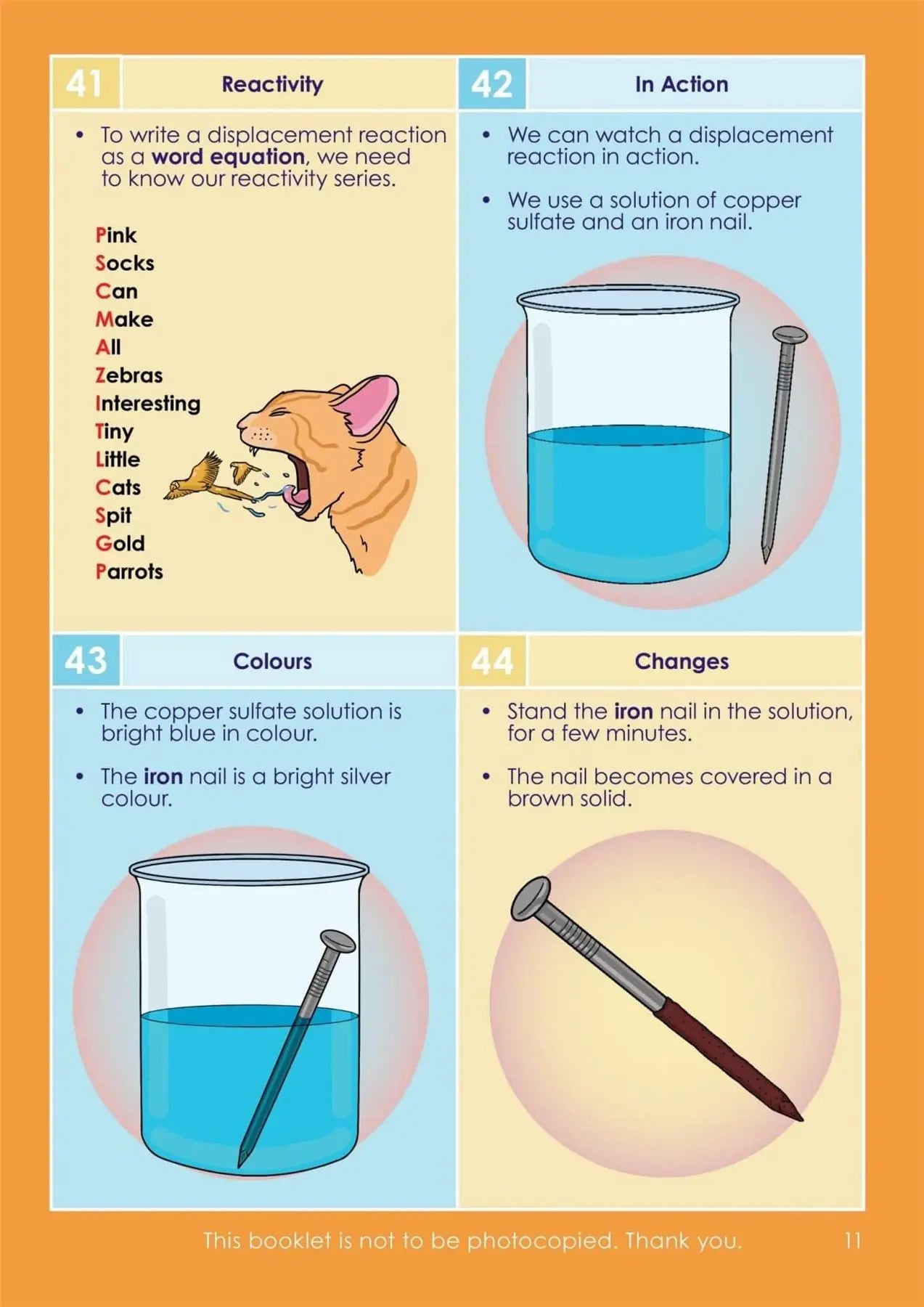 GCSE/KS4 Chemistry: Writing Word Equations - Topic Pack | The Dyslexia Shop