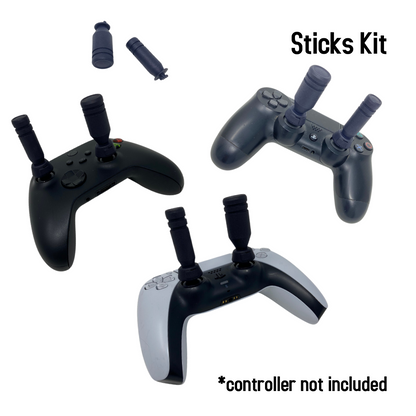 Gaming Controller Grips - Add-on Kit (Knuckle Kit Required)
