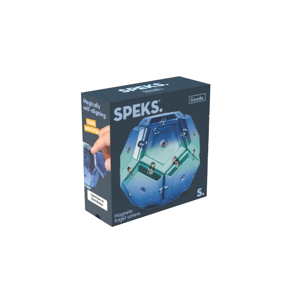 Speks. Geode. - The Magnetic Fidget Chrome Sphere