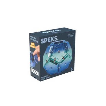 Speks. Geode. - The Magnetic Fidget Chrome Sphere