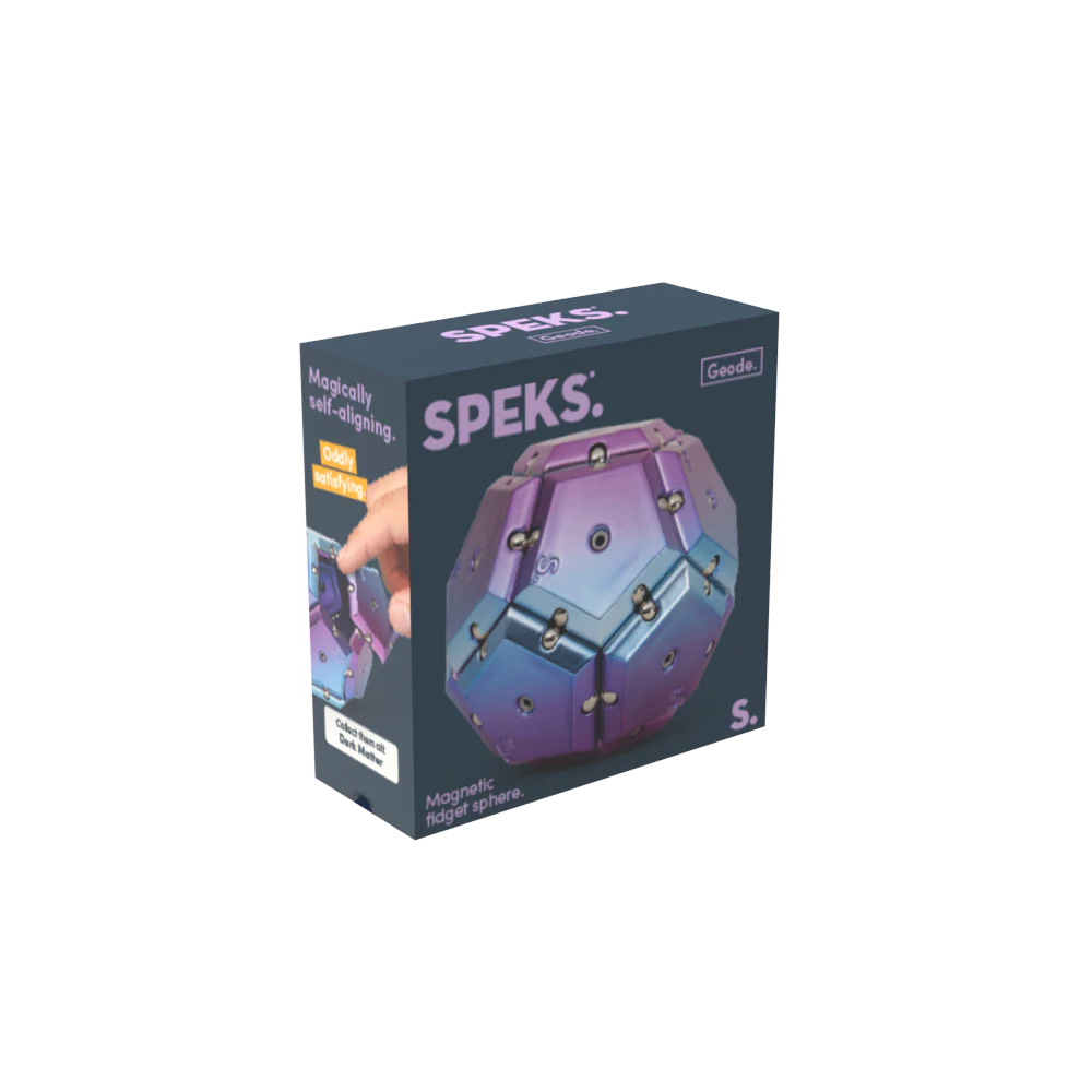 Speks. Geode. - The Magnetic Fidget Chrome Sphere