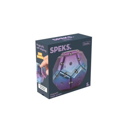 Speks. Geode. - The Magnetic Fidget Chrome Sphere