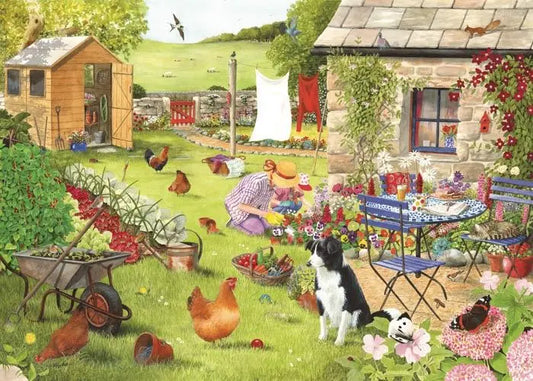 Grandma's Garden BIG 500 Puzzle | The Dyslexia Shop
