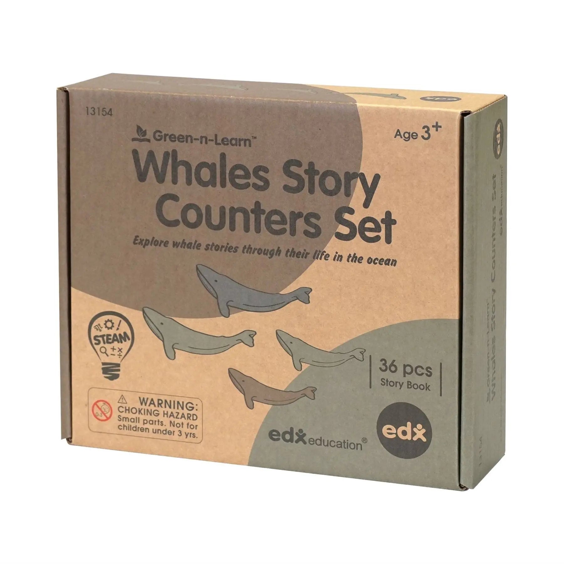 Green-n-Learn Whales Story Counters Set | The Dyslexia Shop