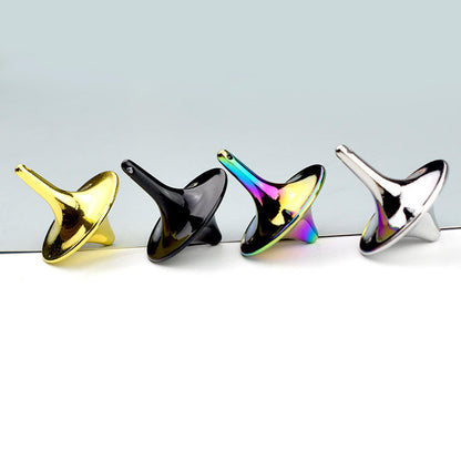 Precision Metal Spinning Top - Desk Fidget Toy for ADHD, Anxiety and Sensory Focus