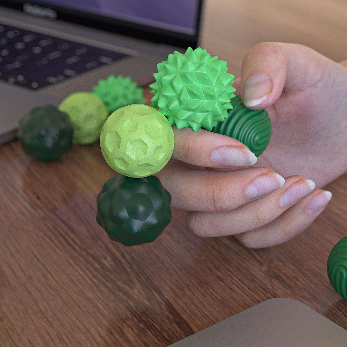 Magnetic Fidget Balls - Quiet Desk Fidget Toy for Teens and Adults