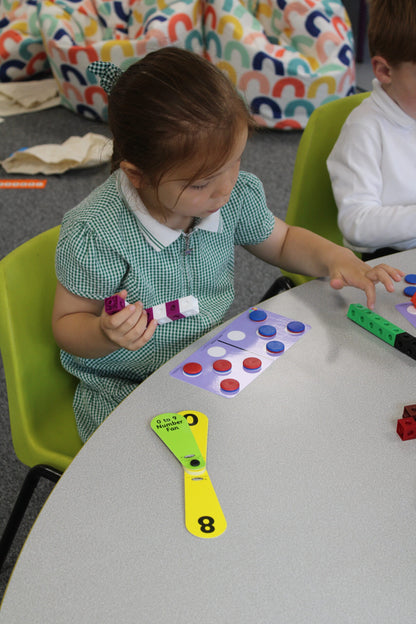 Hungarian Number Frame - Pack of 10 Maths Intervention Frames