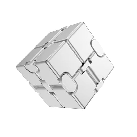 Solid Metal Infinity Cube | ADHD and Autism Fidget Toy