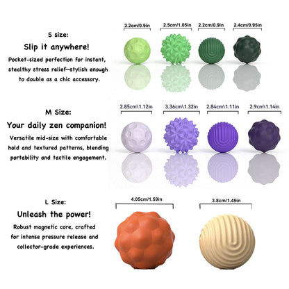 Magnetic Fidget Balls - Quiet Desk Fidget Toy for Teens and Adults