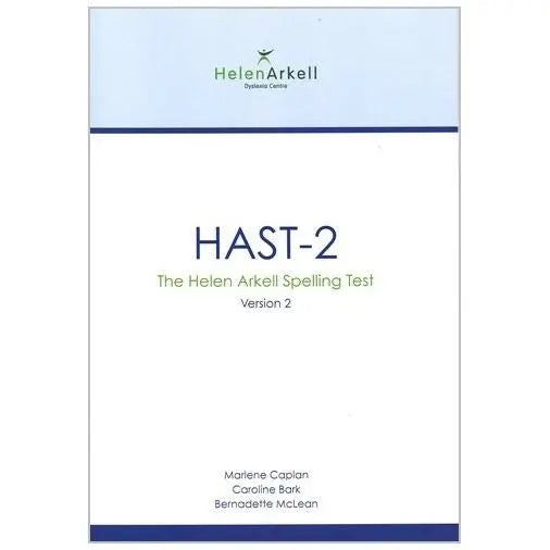 Helen Arkell Spelling Test (HAST 2) – Word Spelling Test | The Dyslexia Shop