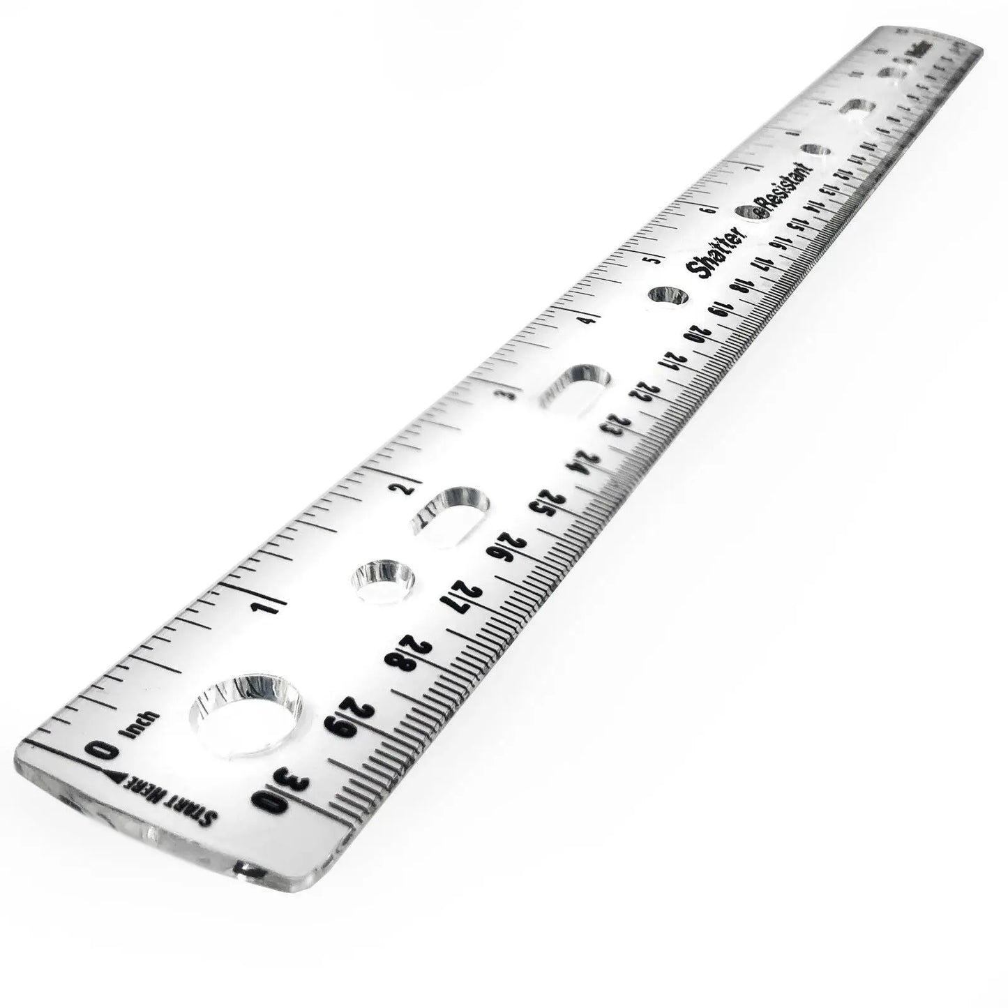 Helix Ring Binder Ruler - Clear | The Dyslexia Shop