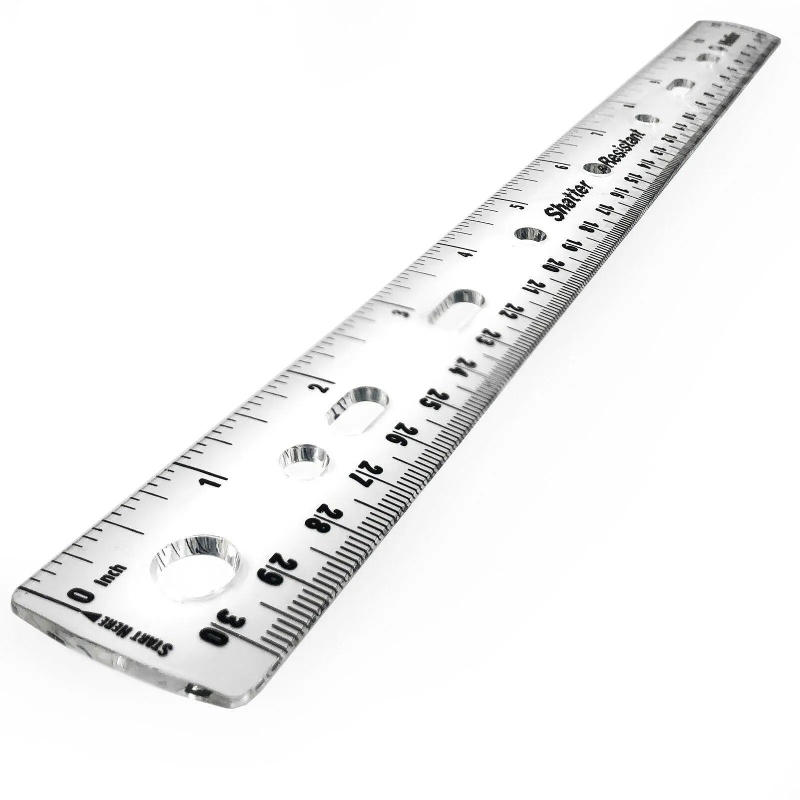 Helix Ring Binder Ruler - Clear | The Dyslexia Shop