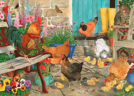 Hen Pecked 1000 Piece Puzzle | The Dyslexia Shop
