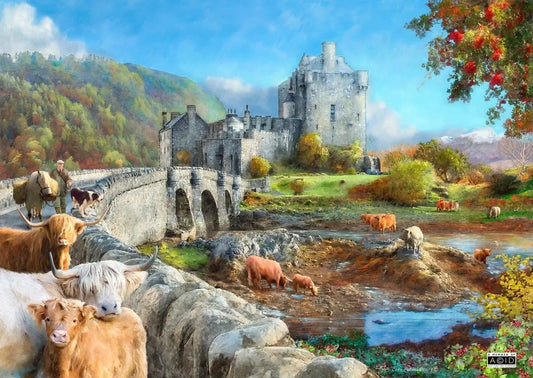 Highland Morning 1000 Piece Puzzle | The Dyslexia Shop