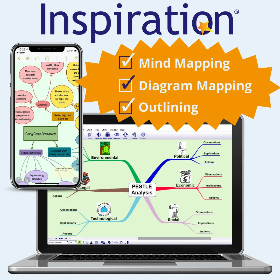 Inspiration 11 for Windows | The Dyslexia Shop