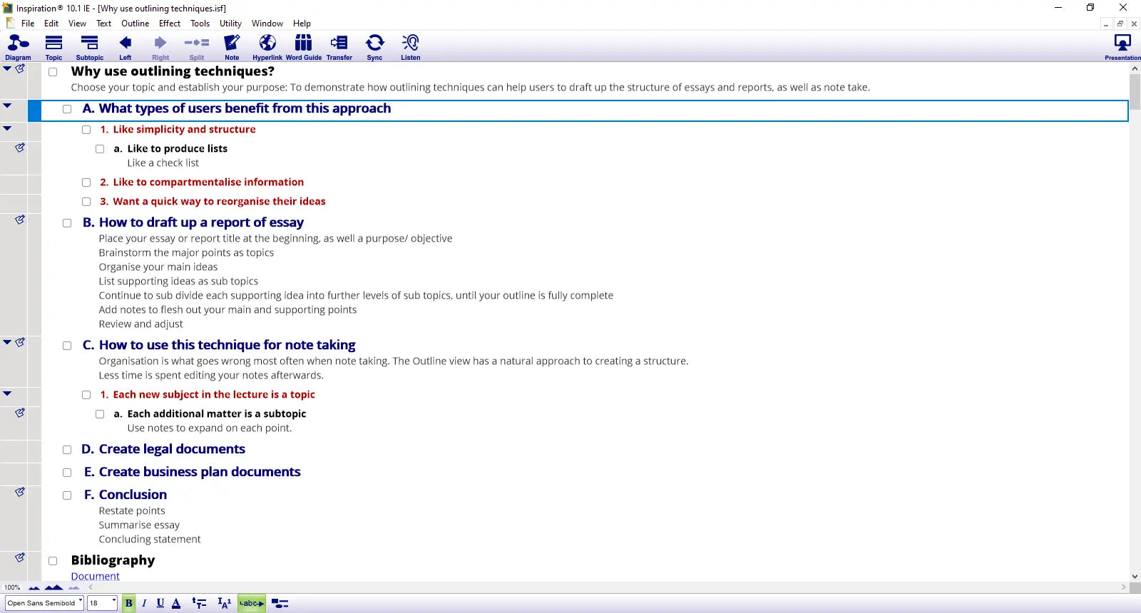 Inspiration 11 for Windows | The Dyslexia Shop