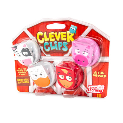 Barnyard Clever Clips – Fun Magnetic Organisers for Home or Classroom