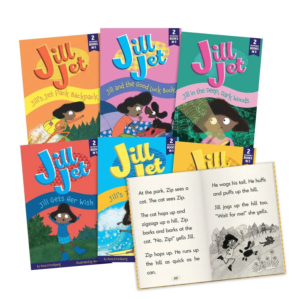 Jill Jet - Decodable Chapter Books - Boxed Set | The Dyslexia Shop