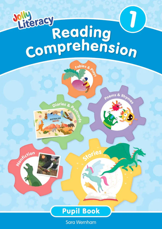 Jolly Literacy: Reading Comprehension Pupil Book 1 (Precursive Letters) | The Dyslexia Shop
